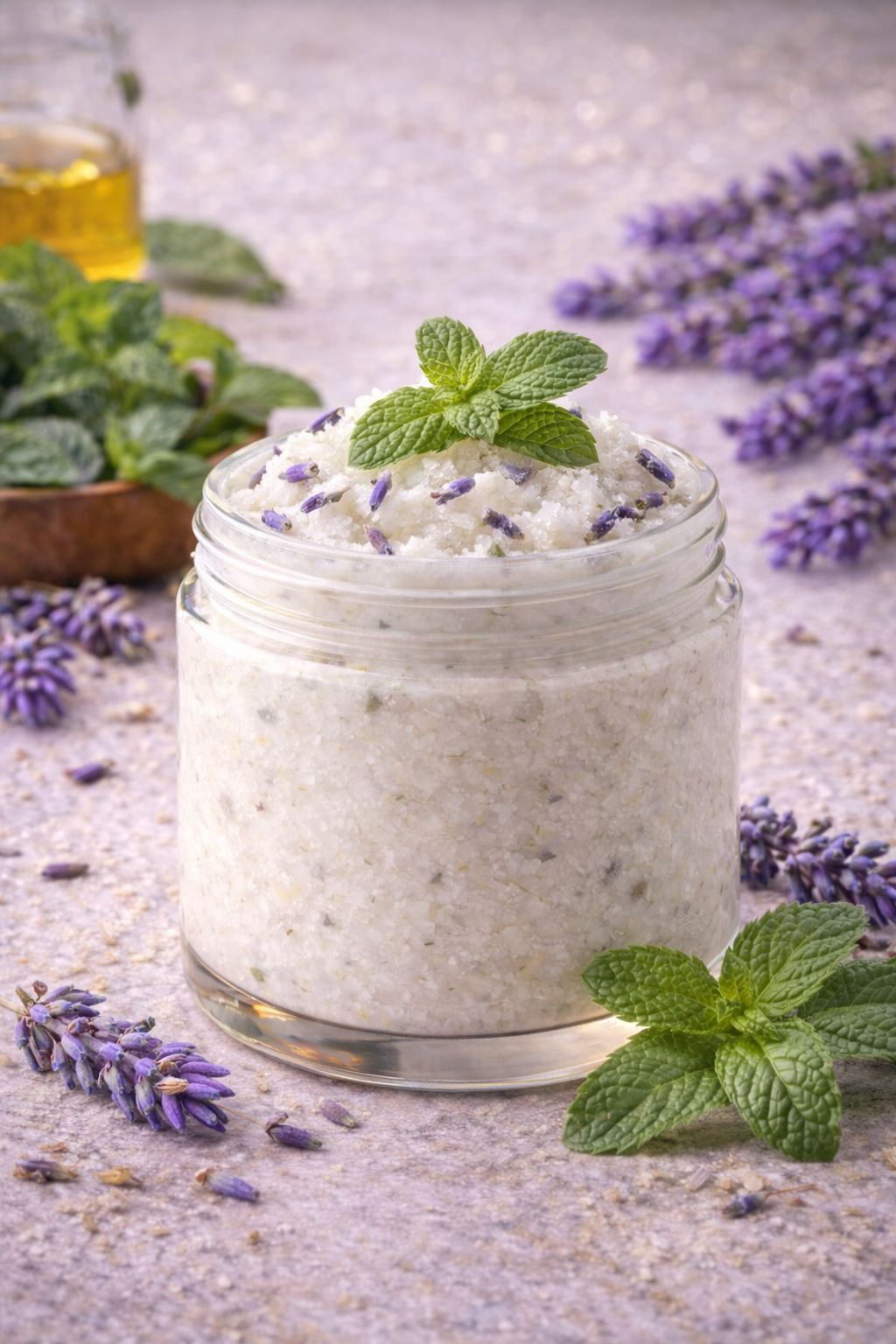 Lavender Peppermint Foot Scrub