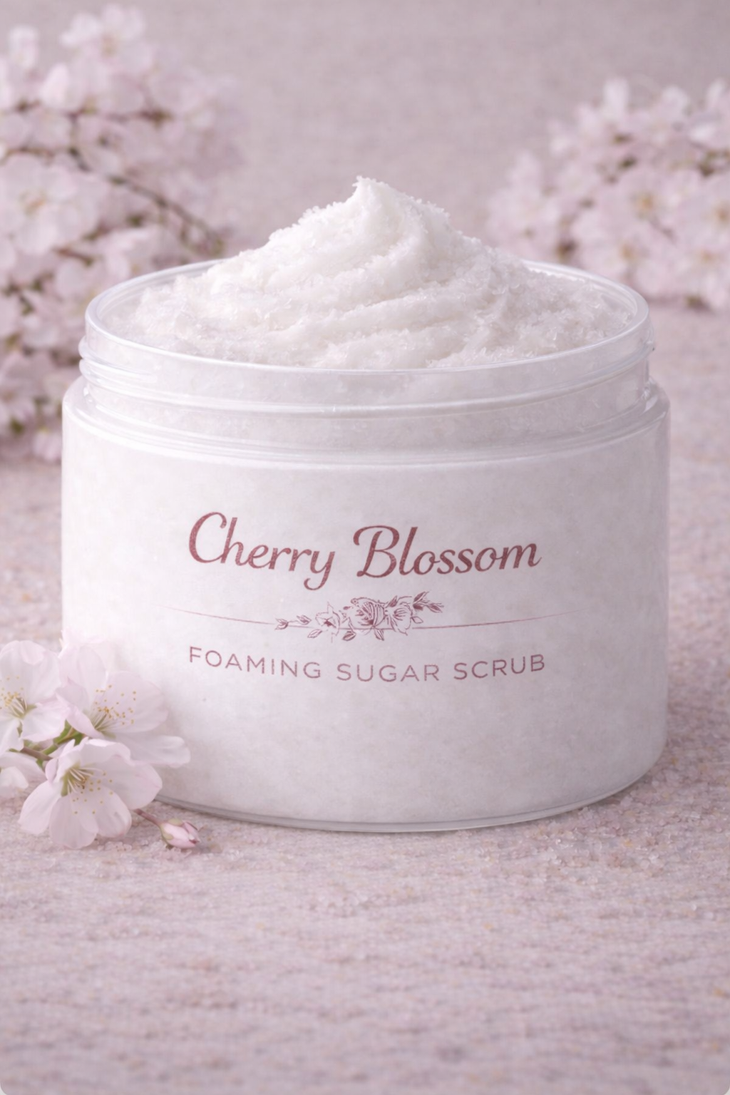 Cherry Blossom Foaming Sugar Scrub