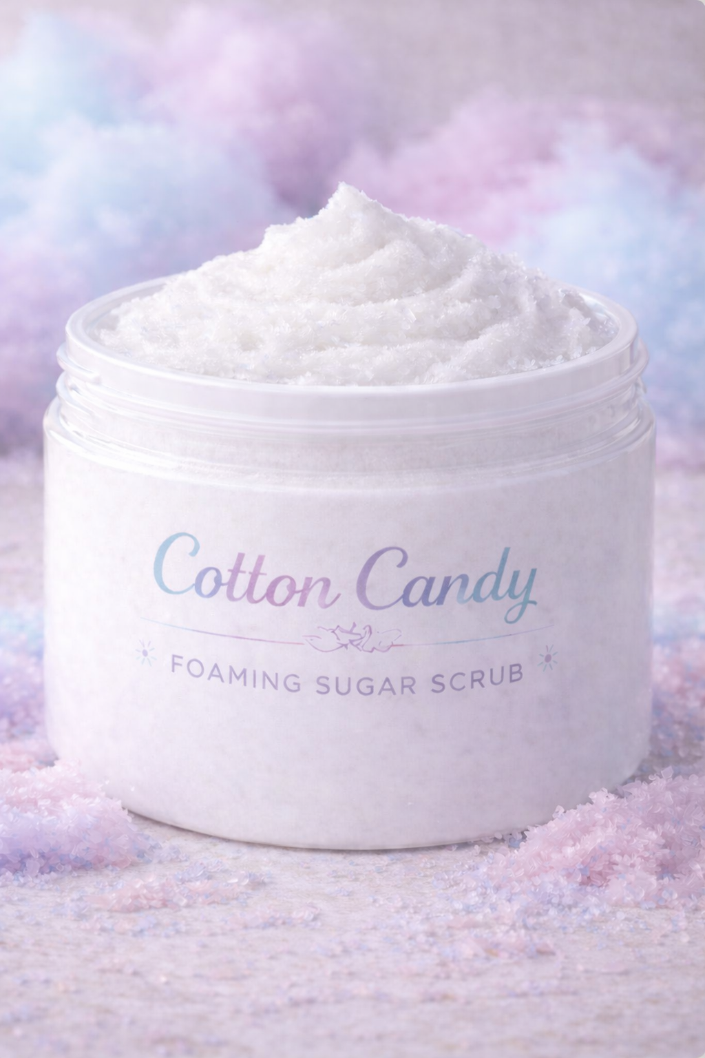Cotton Candy Foaming Sugar Scrub