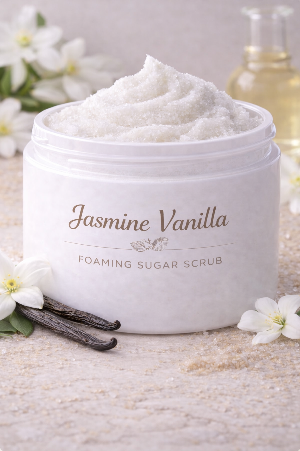 Jamine Vanilla Foaming Sugar Scrub