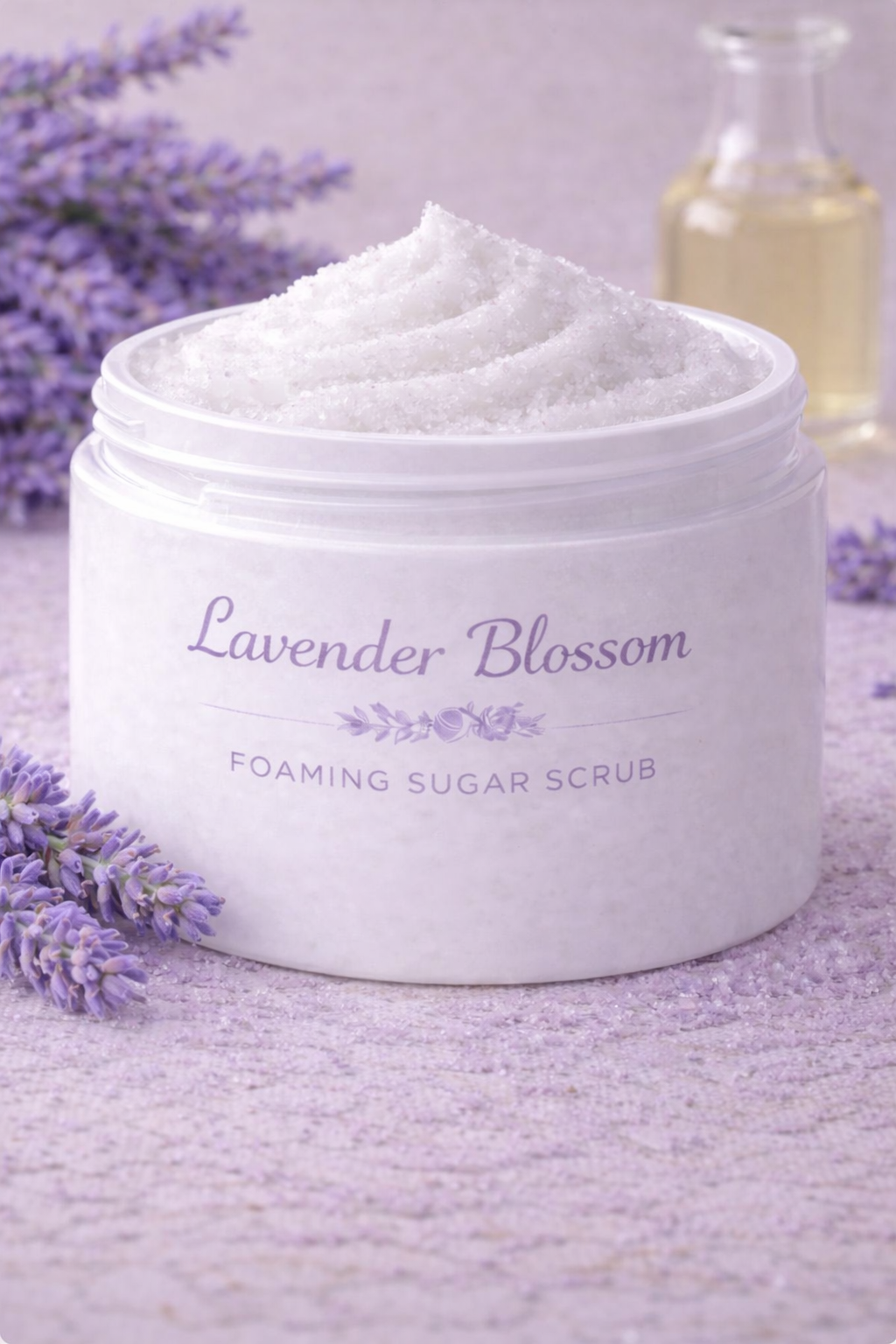 Lavender Blossom Foaming Sugar Scrub