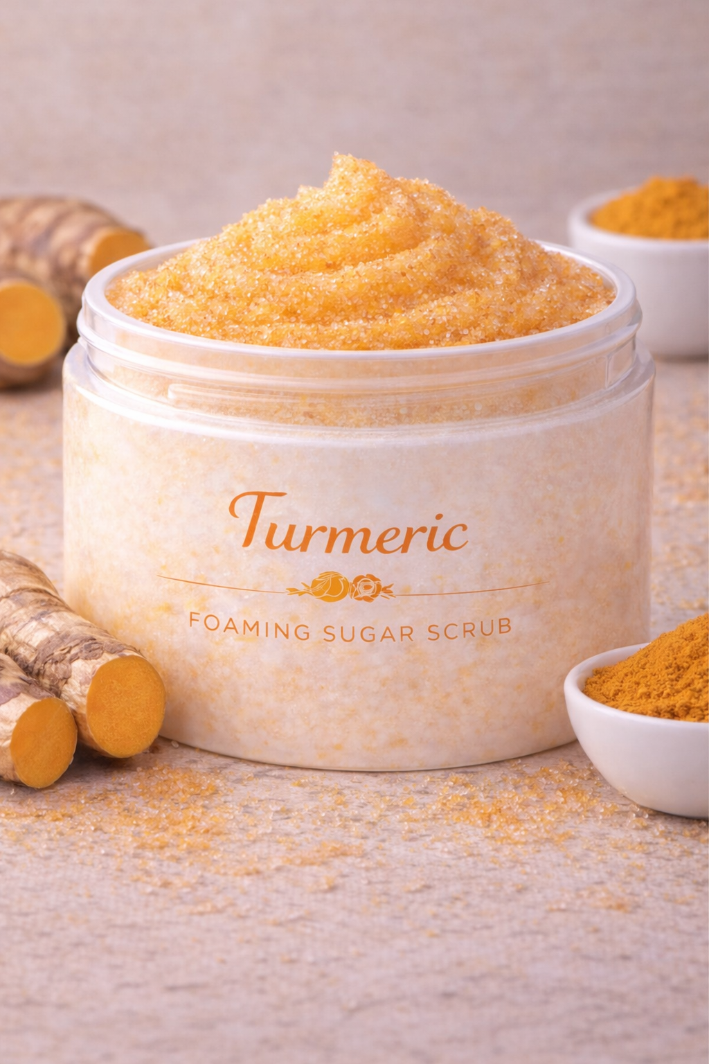 Turmeric Foaming Sugar Scrub