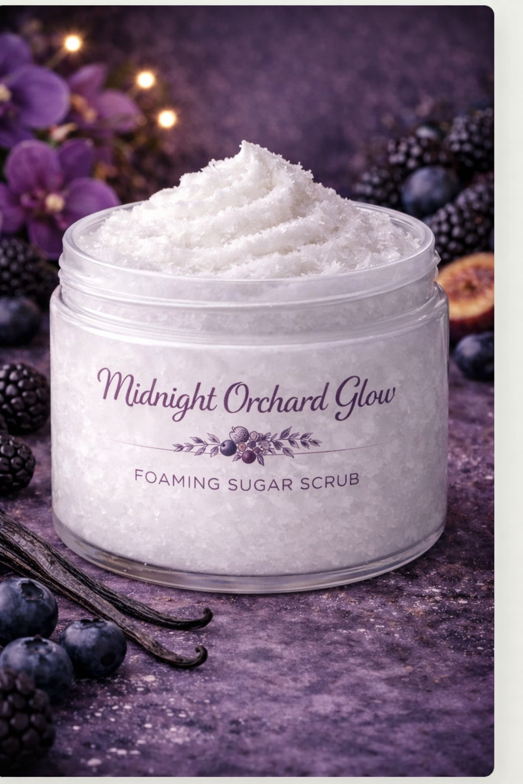 Midnight Orchard Glow Foaming Sugar Scrub