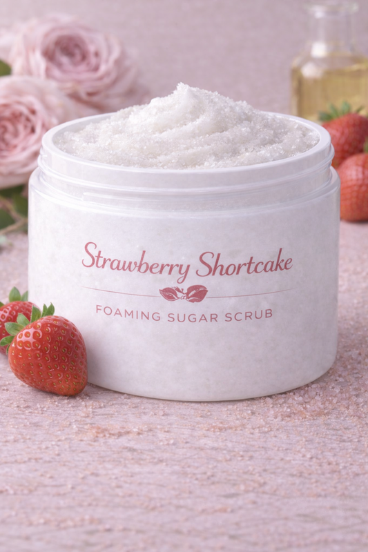 Strawberry Shortcake Foaming Sugar Scrub